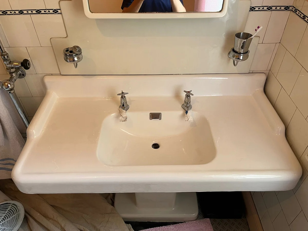 Traditional basin restoration — After