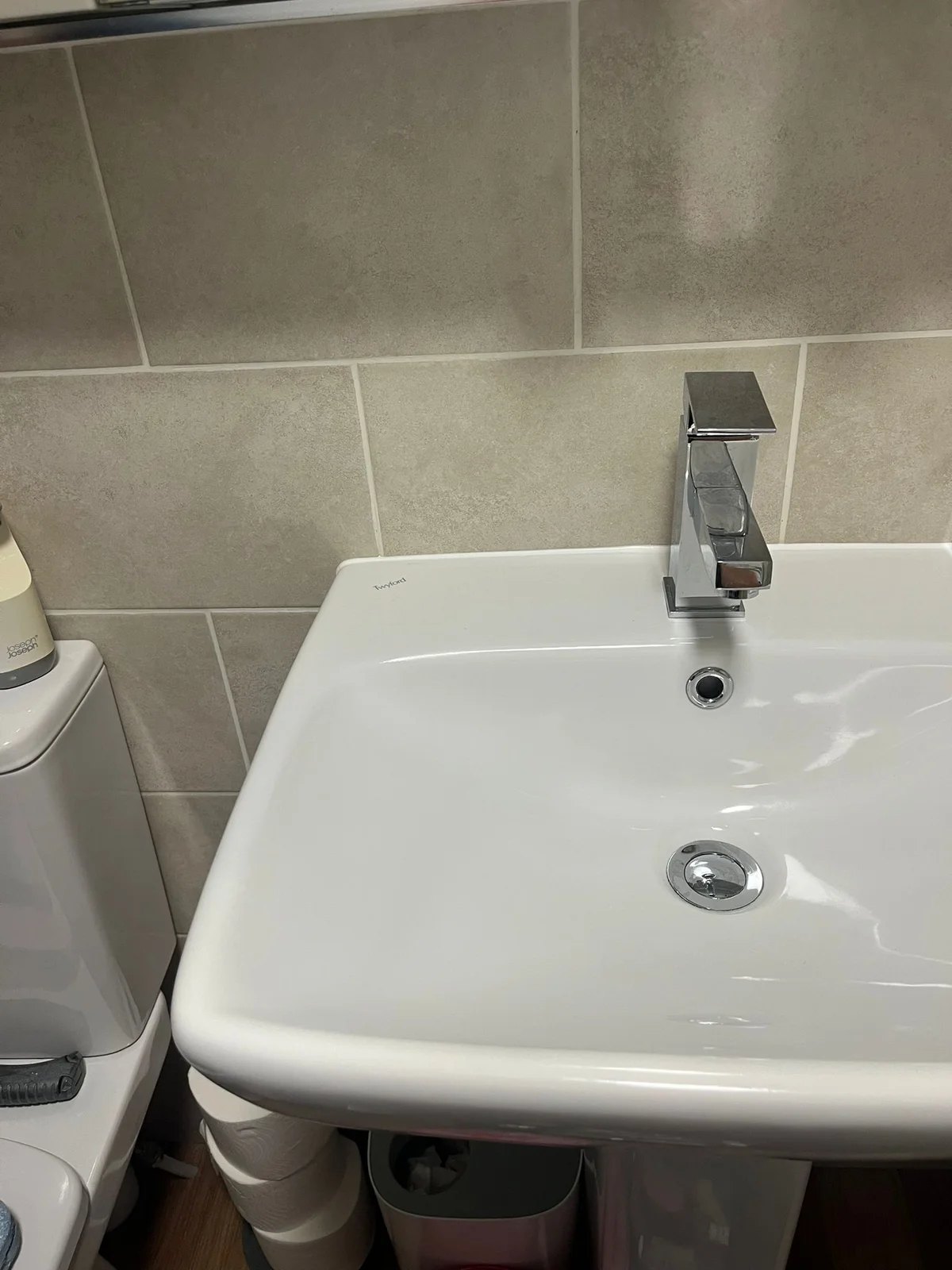 Basin surface repair — After