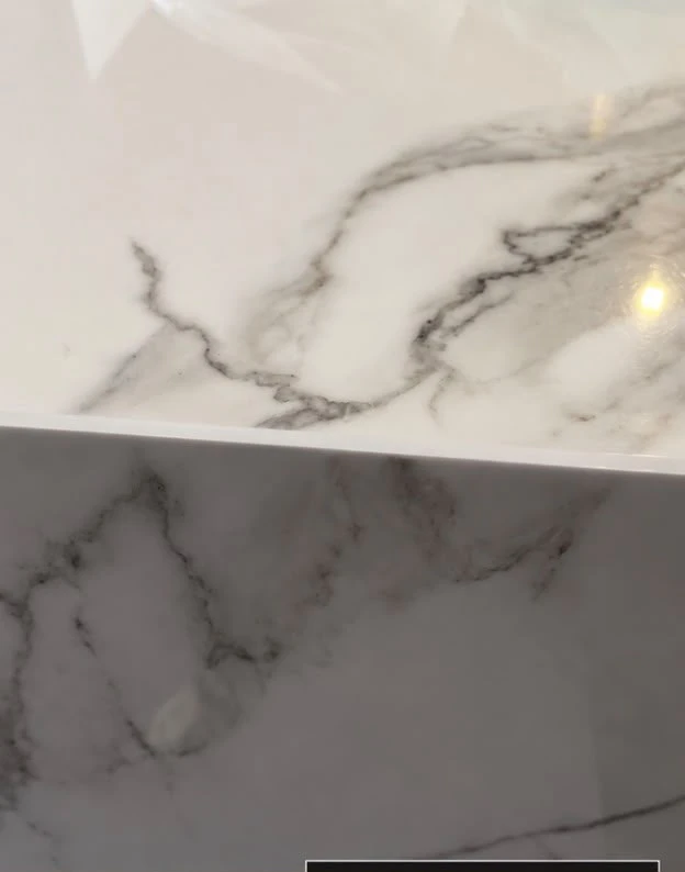 The household surface edge after repair